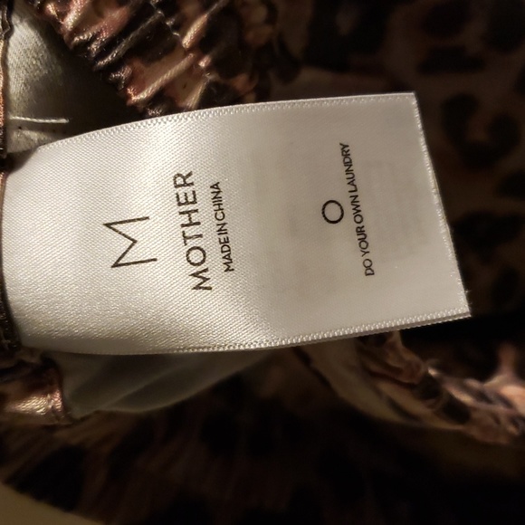 MOTHER The Lounger Leopard Print Ankle Track Pants - Picture 6 of 10